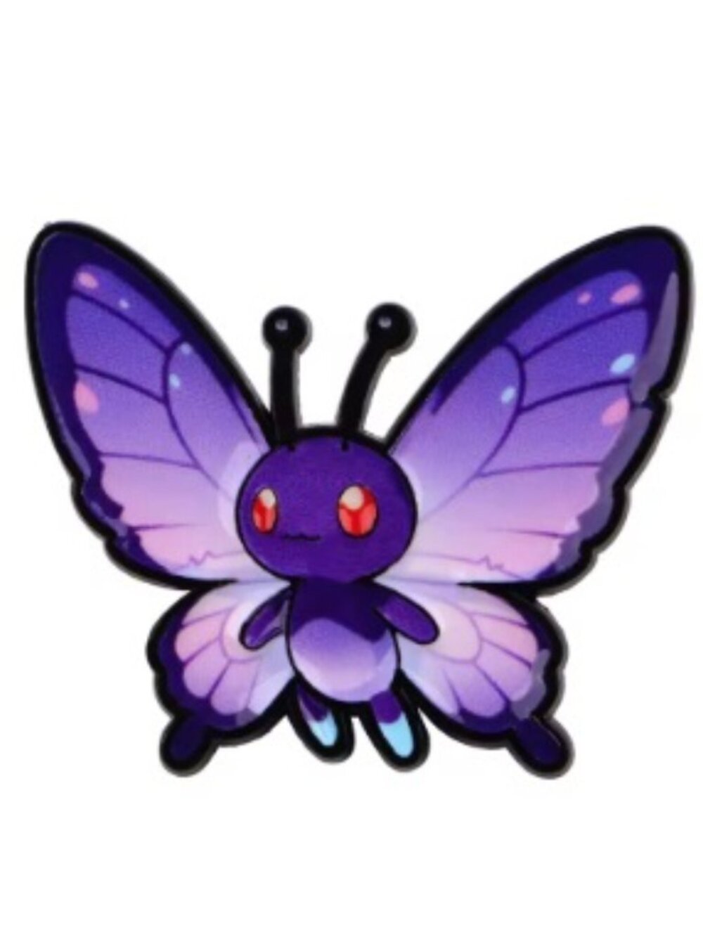 Pokemon Butterfree Chibi Bug Monster Kawaii Glossy Enamel Lapel Pin Brooch